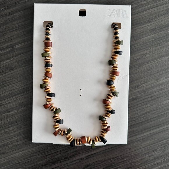 Zara Wooden Necklace - Picture 2 of 5